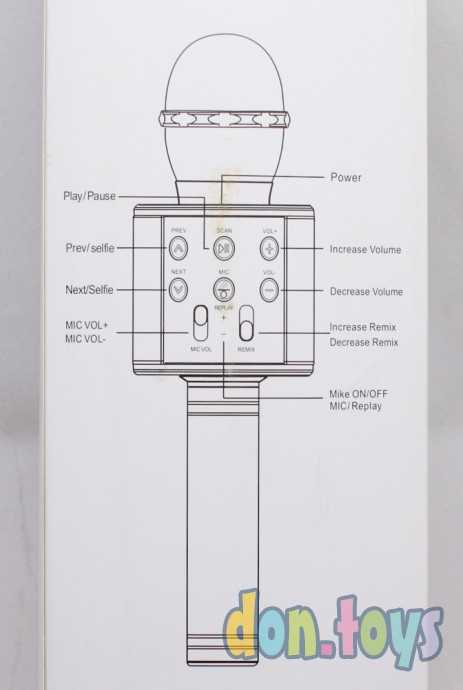 Микрофон с usb, золото, арт. WS-858, фото 5