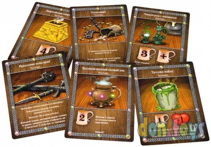 Настольная игра Таверна Красный Дракон: Троллье зелье и чары волчары, арт. 181920, фото 6