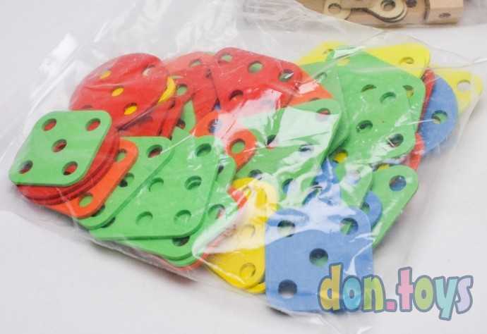 Деревянный конструктор Техник на шурупах, фото 10