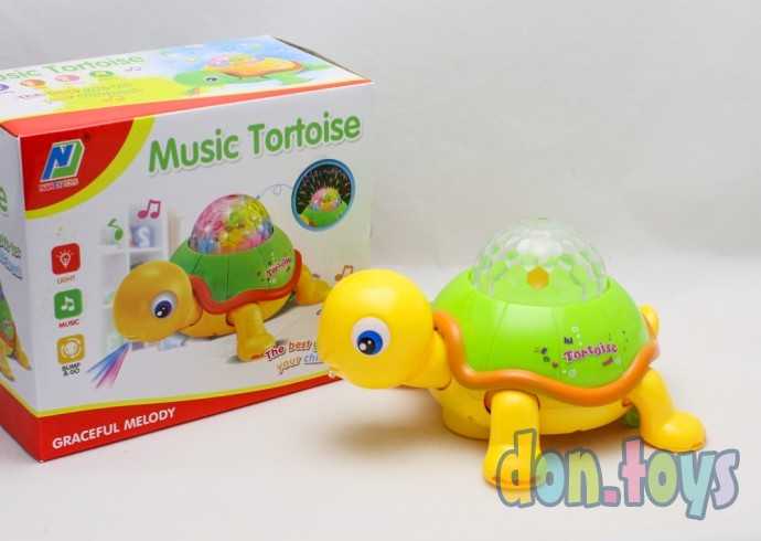 Музыкальная черепашка со светом, арт. 082, фото 1