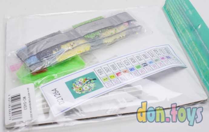 Алмазная мозаика Цветочное дерево, на картоне, арт.5453, фото 5