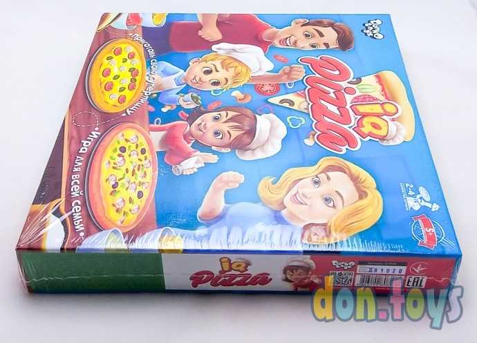 Настольная развлекательная игра Приготовь свою суперпиццу, серии IQ Pizza, арт. G-IP-01, фото 5