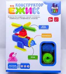 Конструктор игольчатый Ёжик "Вертолет", арт. 2572
