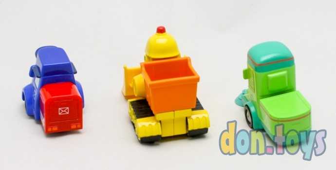 Набор металлических машинок Робкар Полли, 3 шт. (оригинал), фото 6