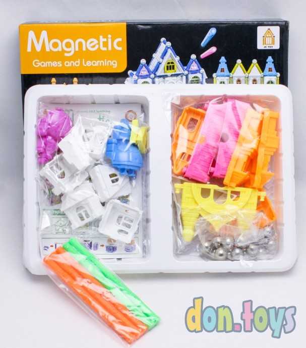 Конструктор магнитный Замок арт.AQ - 908, 60 деталей, фото 2