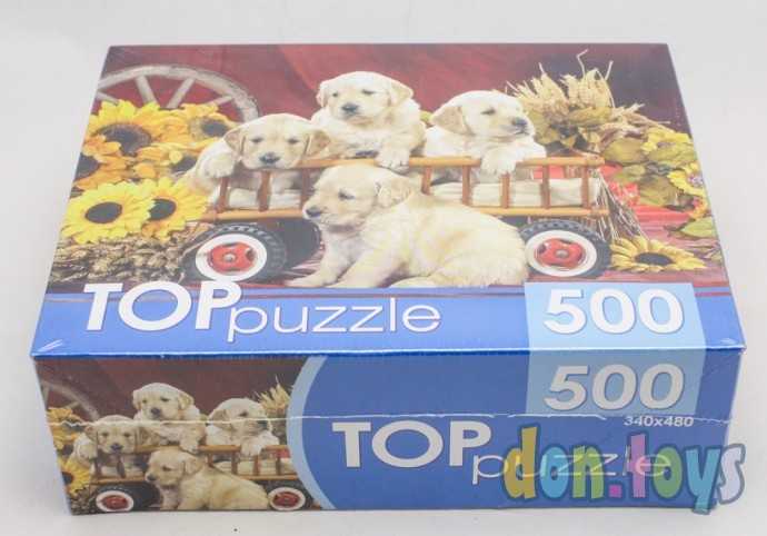 TOPpuzzle Пазлы 500 элементов, Щенки лабрадора, арт. ХТП500-6799, фото 3