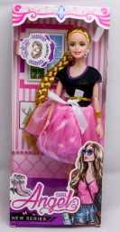 ​Кукла Анжела, в платье с пышной юбкой, арт. 6677