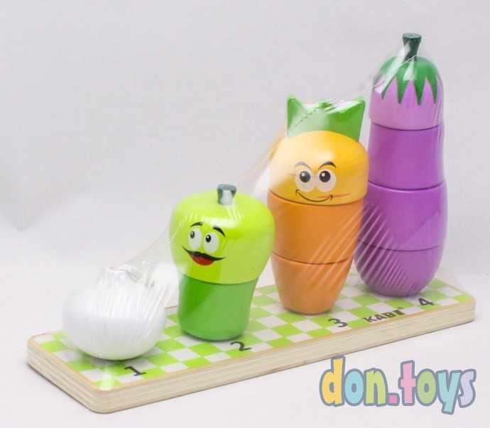 Деревянная Логическая пирамидка, арт. M 02953, фото 1