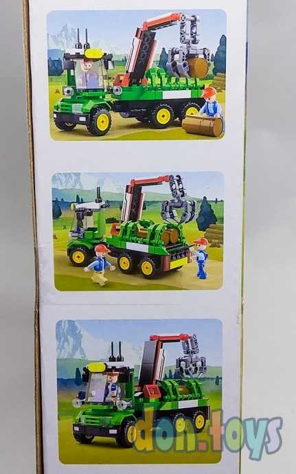 Конструктор Город 209 деталей, Погрузка бревен, арт. M38-B0778, фото 5