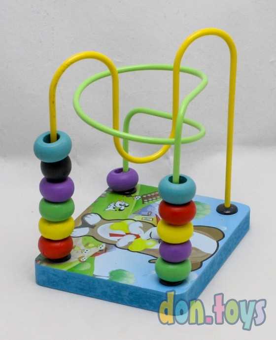 Пальчиковый деревянный лабиринт Собачка, арт. 93-41, фото 6