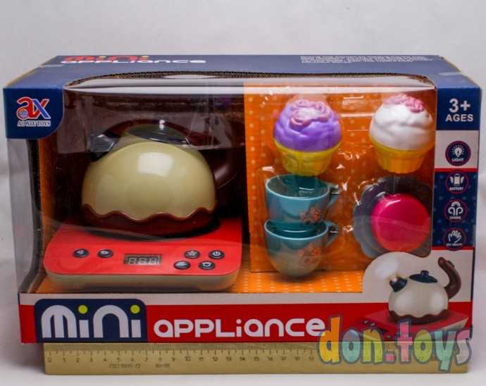 Чайный набор на батарейке (свет, пар), арт. 6719A, фото 1