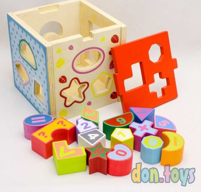 Деревянная игра Куб-Сортер, арт. С 35902, фото 2