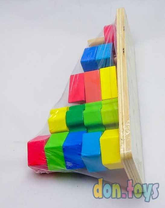 Логический Сортер-пирамидка (дерево), арт. 2407-22, фото 5