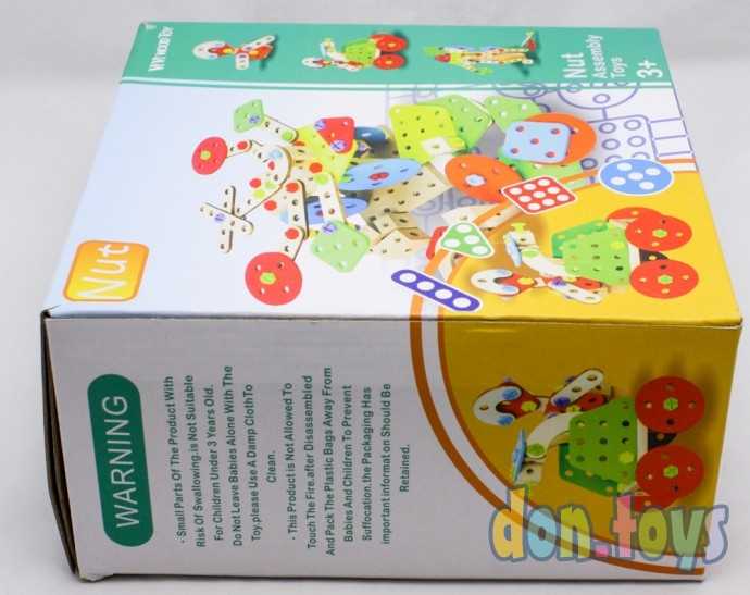 Деревянный конструктор Техник на шурупах, фото 7