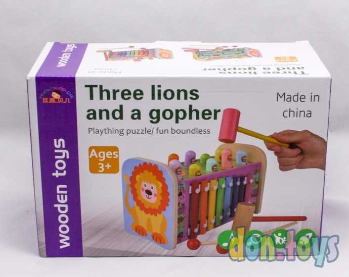 Логический деревянный игровой центр с ксилофоном, арт. AR-10443, фото 4