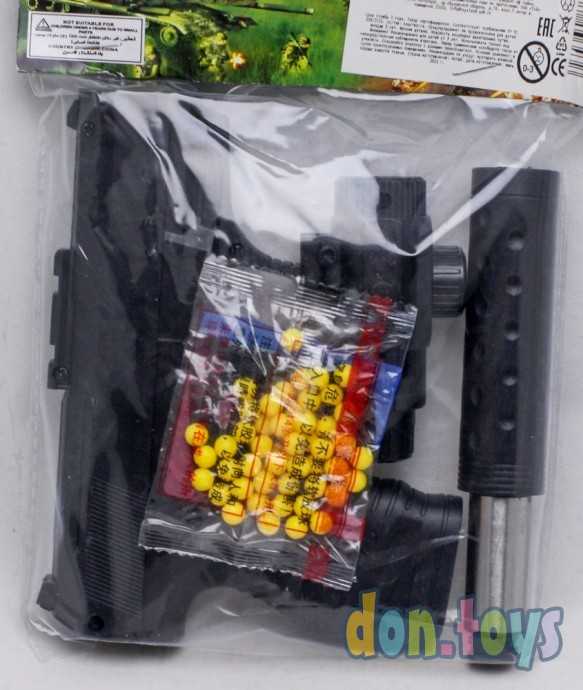 Пистолет с лазерным прицелом, с глушителем, арт. 99-1(1B02128), фото 6