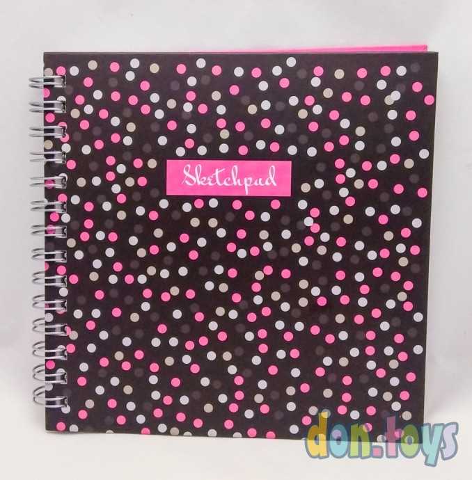 Скетчпад 19,5х19,5, 80 л, двусторонний матовый Конфетти, арт. 47172, фото 2