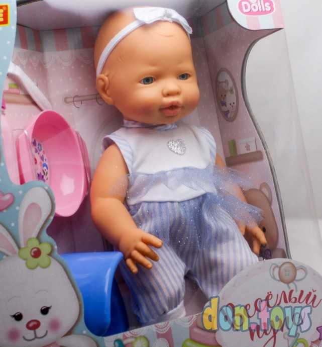 Пупс "Весёлый" (35 см) с соской + аксессуары (4 элемента), арт. 78384, фото 2