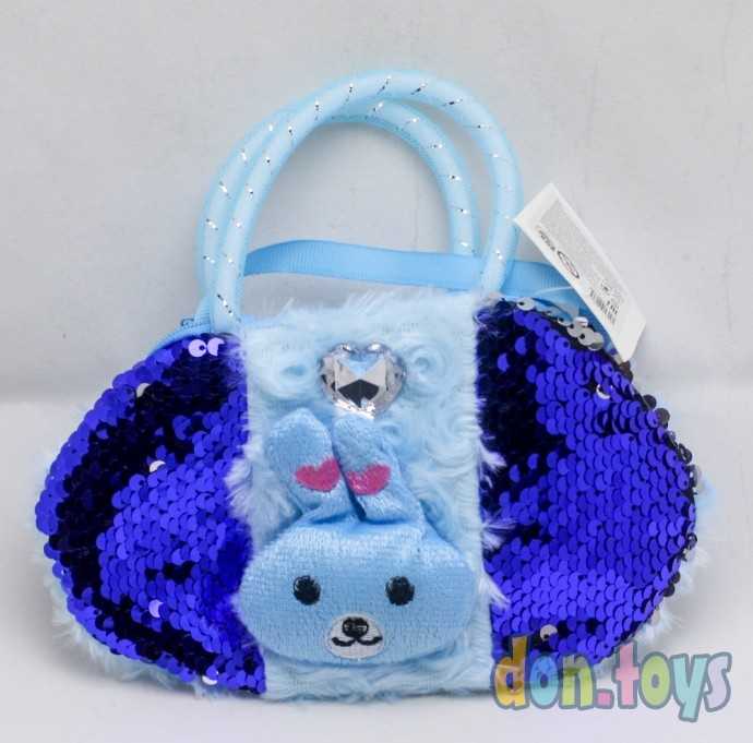 Сумка детская "Зайчик" , пайетки, арт. BB01, фото 1