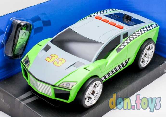 Машинка свет, звук, ключ, на батарейках, арт. LD 2032, фото 1