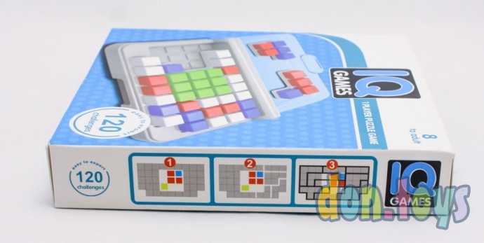 Игра головоломка "IQ-Games", Квадраты, 120 испытаний, арт. 1837717, фото 3