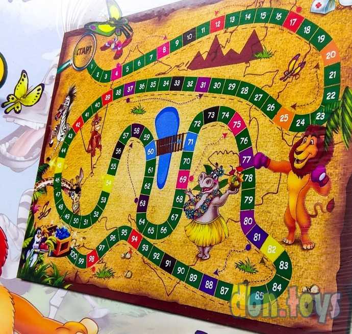 Настольная развлекательная игра Остров Мадагаскар, арт. DT G31-0, фото 4