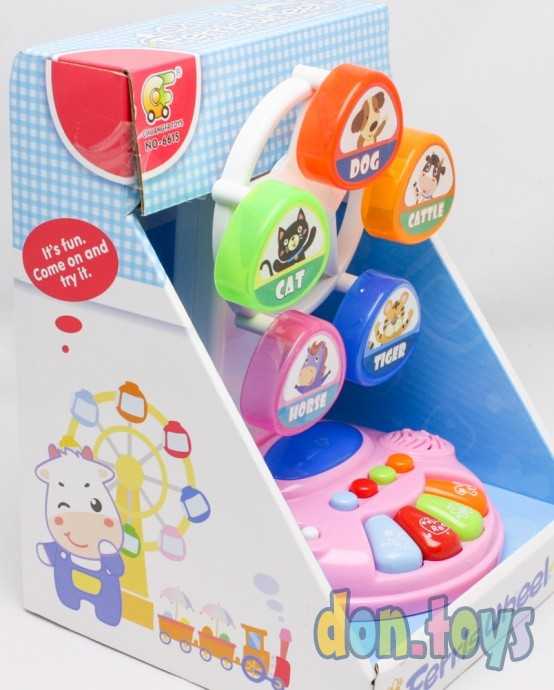 Музыкальная карусель вращается, подсветка, мелодии, арт. NO 6615, фото 6