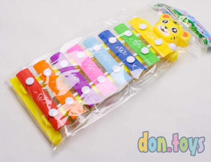 Ксилофон цветной №2, 28 см, металл, арт. 1863904, фото 1