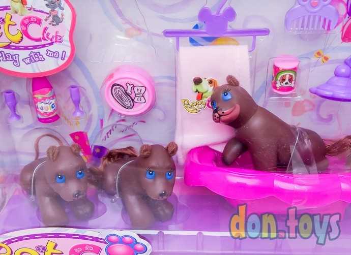 Игровой набор животных Собачья жизнь, 3 собачки, аксессуары, арт. 705583, фото 5