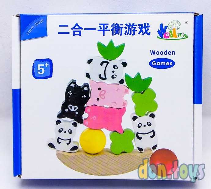 Развивающая игра балансир «Животные, растения и шарик», фото 1