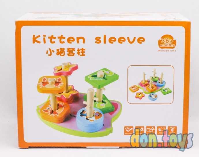 Деревянный логический сортер Кошечка, 31462, фото 2