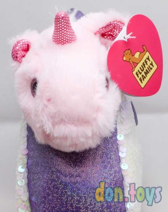 Единорог 18 см в сумочке с пайетками Fluffy Family, арт. 681687, фото 6