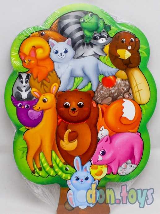 Головоломка «Лесные животные» 28х20 см, арт. 4276020, фото 1