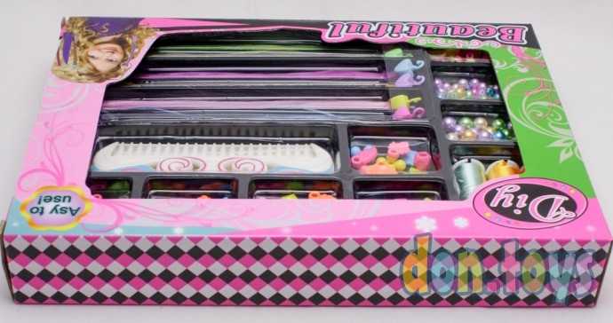 Набор для плетения косичек и украшения волос, арт. 009, фото 4