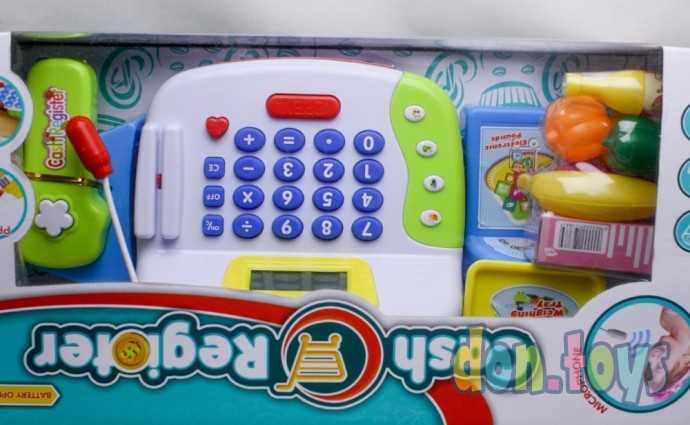 Кассовый аппарат с весами, микрофоном, сканером и продуктами, арт. 26528, фото 8