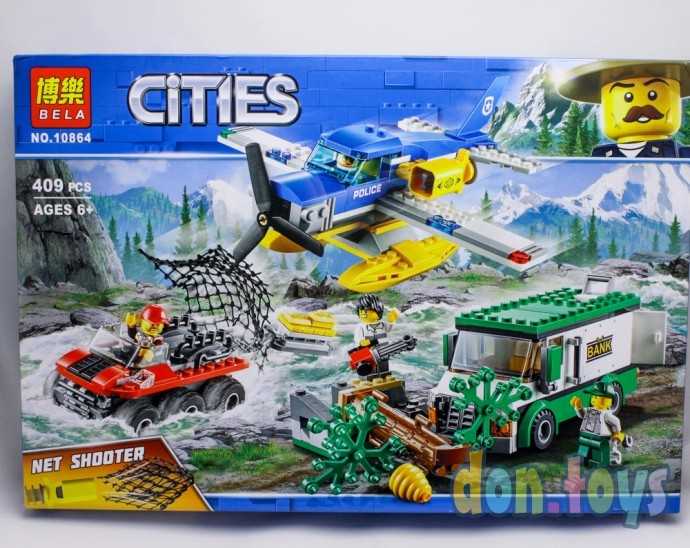 Конструктор Bela "Citles" 10864, Ограбление у горной речки, 409 деталей (аналог Lego City 60175), фото 8