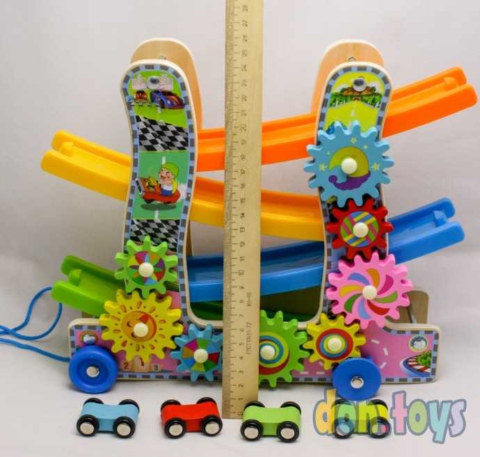 Автотрек 3в1 «Каталка + крутилка + автотрек», арт. 5374999, фото 3