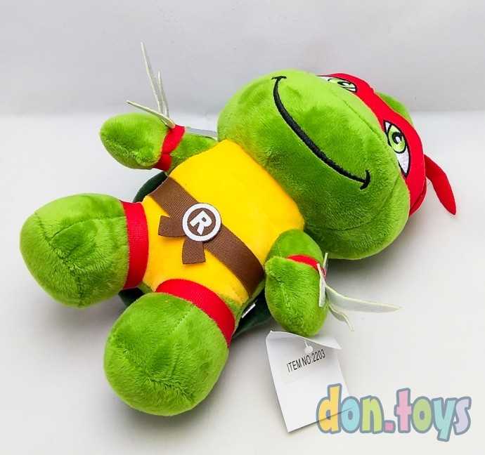 Мягкая игрушка Черепашки-ниндзя Рафаэль, 25 см, фото 4