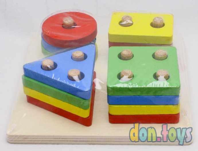 Сортер Доска с геометрическими фигурами, фото 5