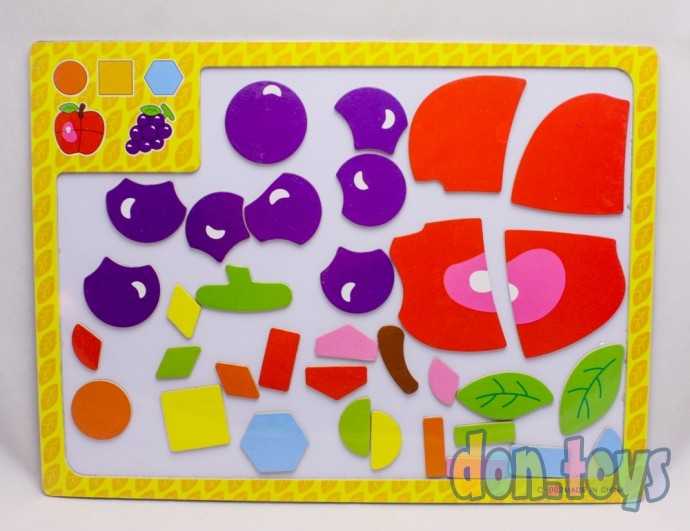 Деревянные магнитные пазлы "Фрукты", арт. 401, фото 1