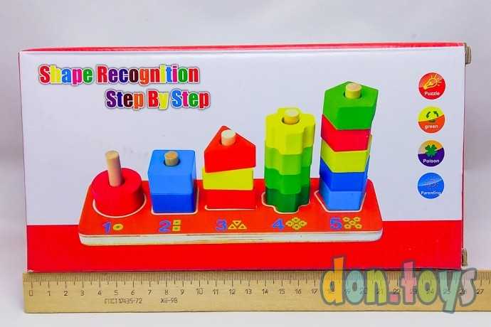 Логический Сортер-пирамидка (дерево), арт. 2407-22, фото 4