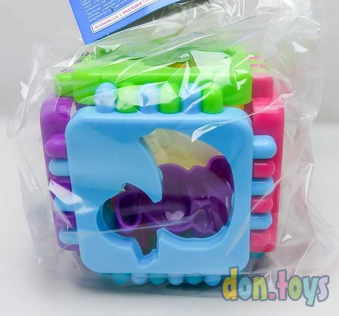 Логический кубик "Веселые зверята", арт. 01396, фото 5