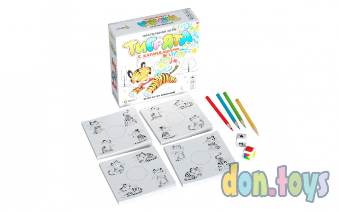 Настольная игра: Тигрята с карандашами, фото 2