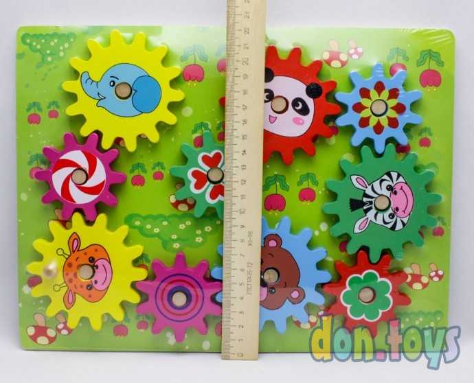 Деревянная игрушка Шестерёнки, арт. С 23161, фото 6