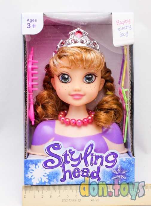 Голова куклы для создания причесок с аксессуарами, арт. B1707114, фото 1