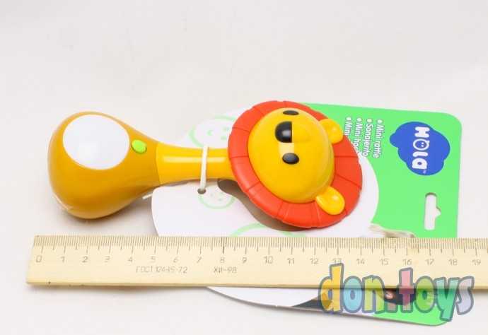 Музыкальная погремушка Львенок на планшете, арт. 3134, фото 3