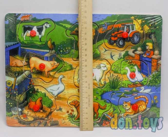 Деревянная рамка-вкладыш Домашние животные, арт. П-9676, фото 2