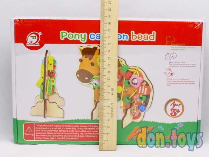 Деревянная шнуровка Пони арт. С 31483, фото 3