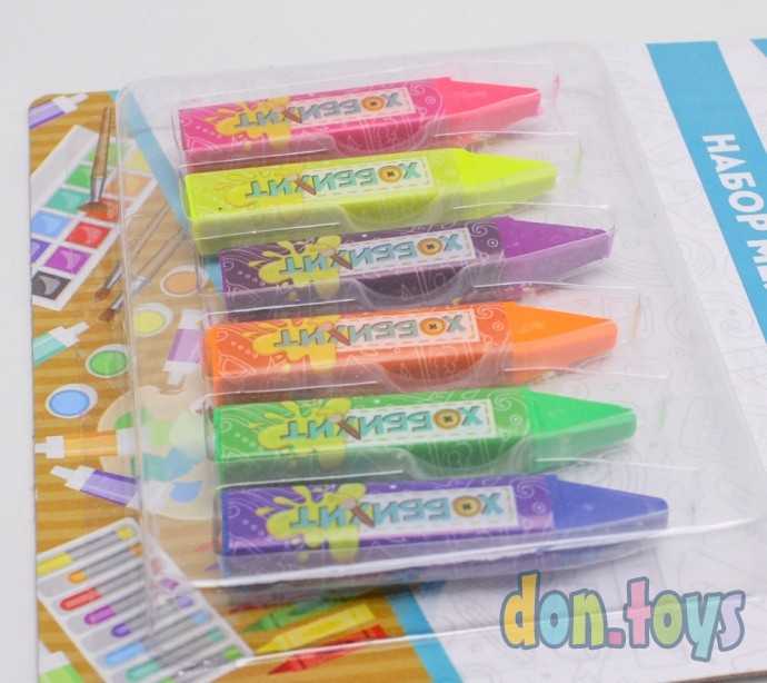 Набор мелков для грима, 6 цв. Хоббихит, арт. 284-208, фото 4