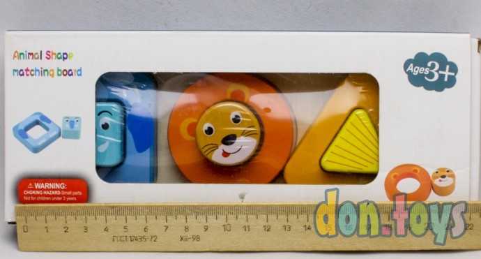 Рамка - вкладыш Айтоппер, 6 деталей, "Первый сортер малыша. Мир животных" арт. MC-069, фото 4